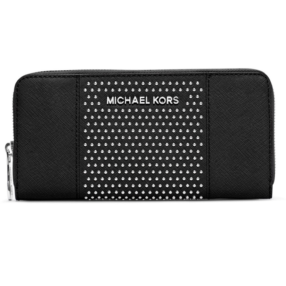 Michael Kors Black Studded Wallet